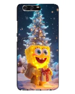 Чохол для Huawei P10 Plus (VKY) з картинкою «Різдвяний Спанч Боб»