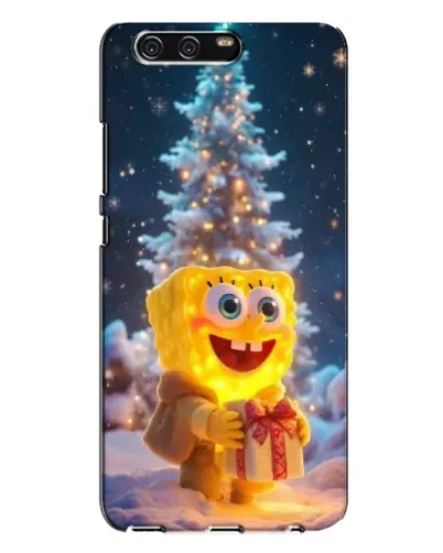 Чохол для Huawei P10 Plus (VKY) з картинкою «Різдвяний Спанч Боб»