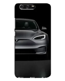 Чохол для Huawei P10 Plus (VKY) з картинкою «Tesla Model S Look»