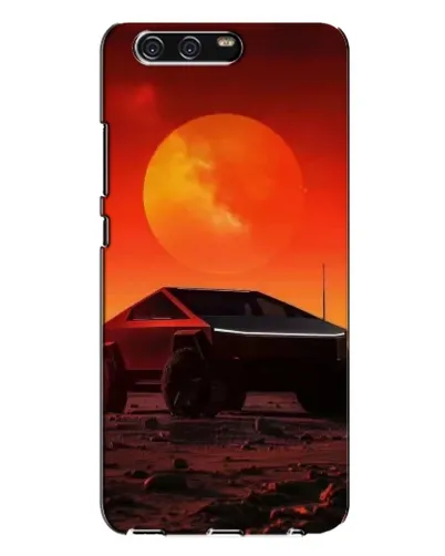 Чохол для Huawei P10 Plus (VKY) з картинкою «Cybertruck на Марсі»