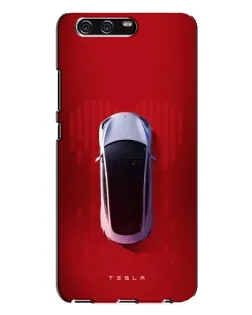 Чохол для Huawei P10 Plus (VKY) з картинкою «Tesla Top View»