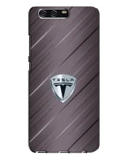 Чохол для Huawei P10 Plus (VKY) з картинкою «Металева текстура Tesla»