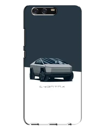 Чохол для Huawei P10 Plus (VKY) з картинкою «Сріблястий Cybertruck Tesla»