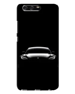 Чохол для Huawei P10 Plus (VKY) з картинкою «Фари Tesla Night»