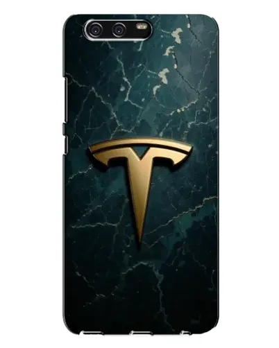 Чохол для Huawei P10 Plus (VKY) з картинкою «Мармурова Tesla Gold»
