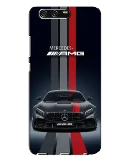 Чохол для Huawei P10 Plus (VKY) з картинкою «Mercedes — білий карбон»