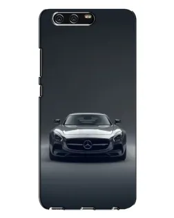 Чехол для Huawei P10 Plus (VKY) с картинкой «Mercedes на черном»