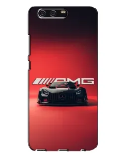 Чехол для Huawei P10 Plus (VKY) с картинкой «Mercedes AMG — красная линия»
