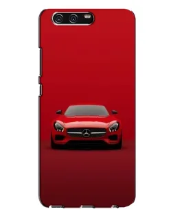 Чехол для Huawei P10 Plus (VKY) с картинкой «Красный Mercedes AMG»