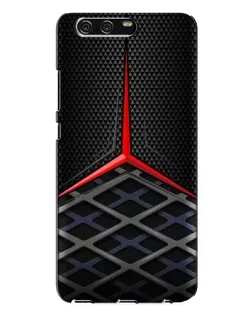 Чехол для Huawei P10 Plus (VKY) с картинкой «Mercedes Carbon Grid»