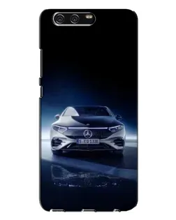 Чехол для Huawei P10 Plus (VKY) с картинкой «Ночной Mercedes EQ»
