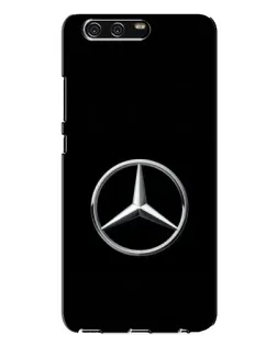 Чехол для Huawei P10 Plus (VKY) с картинкой «Mercedes классический лого»