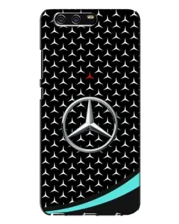 Чехол для Huawei P10 Plus (VKY) с картинкой «Mercedes — бирюзовый акцент»