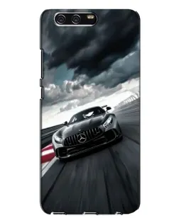 Чехол для Huawei P10 Plus (VKY) с картинкой «Гоночный Mercedes AMG»
