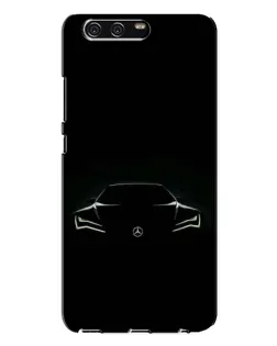 Чохол для Huawei P10 Plus (VKY) з картинкою «Mercedes — силует авто»