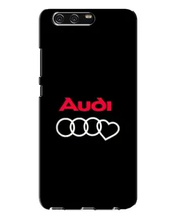 Чохол для Huawei P10 Plus (VKY) з картинкою «Логотип Audi Heart»