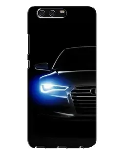 Чохол для Huawei P10 Plus (VKY) з картинкою «Неоновий погляд Audi»