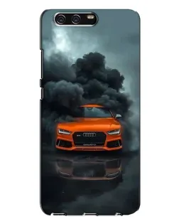 Чохол для Huawei P10 Plus (VKY) з картинкою «Audi у хмарах диму»