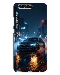 Чохол для Huawei P10 Plus (VKY) з картинкою «Нічне місто та Audi»
