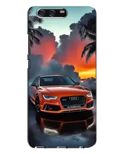 Чохол для Huawei P10 Plus (VKY) з картинкою «Audi — захід сонця»