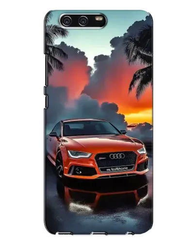 Чохол для Huawei P10 Plus (VKY) з картинкою «Audi — захід сонця»