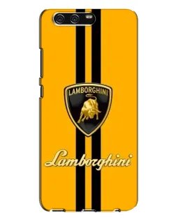 Чохол для Huawei P10 Plus (VKY) з картинкою «Lamborghini Stripe жовтий»