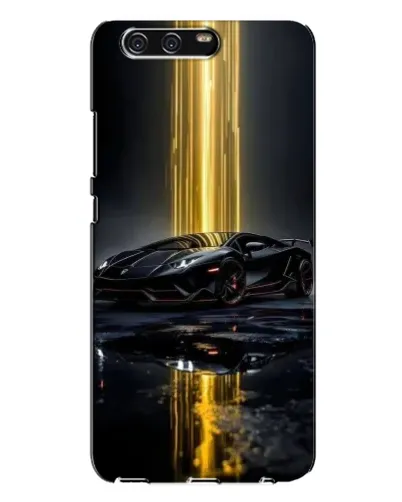 Чехол для Huawei P10 Plus (VKY) с картинкой «Ночной Lamborghini драйв»