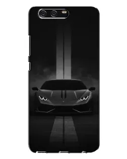 Чехол для Huawei P10 Plus (VKY) с картинкой «Lamborghini симметрия дорог»