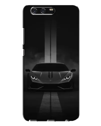 Чехол для Huawei P10 Plus (VKY) с картинкой «Lamborghini симметрия дорог»