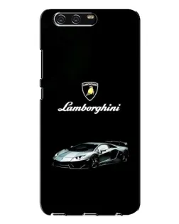 Чехол для Huawei P10 Plus (VKY) с картинкой «Логотип Lamborghini классика»