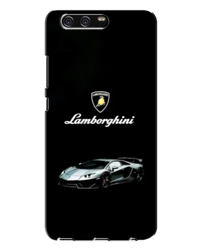 Чехол для Huawei P10 Plus (VKY) с картинкой «Логотип Lamborghini классика»
