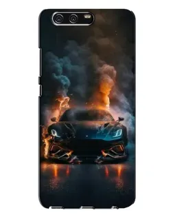 Чехол для Huawei P10 Plus (VKY) с картинкой «Lamborghini дымная эстетика»