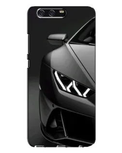 Чехол для Huawei P10 Plus (VKY) с картинкой «Lamborghini фары детализация»