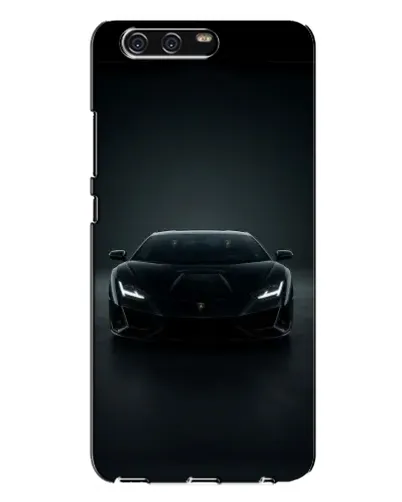 Чехол для Huawei P10 Plus (VKY) с картинкой «Черный Lamborghini Aventador»