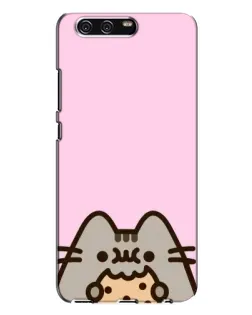 Чохол для Huawei P10 Plus (VKY) з картинкою «Pusheen та печиво»