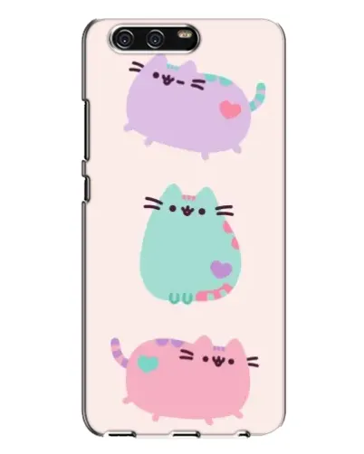 Чохол для Huawei P10 Plus (VKY) з картинкою «Pusheen тріо»