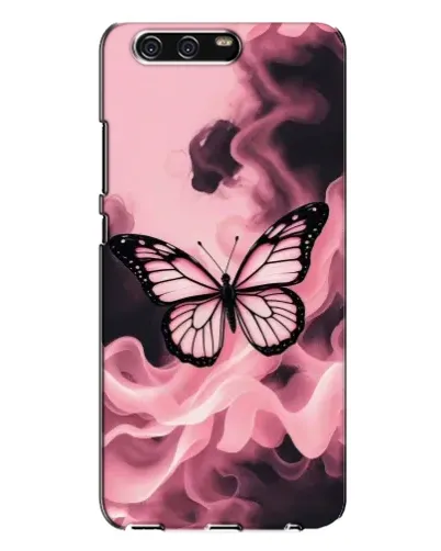 Чехол для Huawei P10 Plus (VKY) с картинкой «Бабочка в дыму»