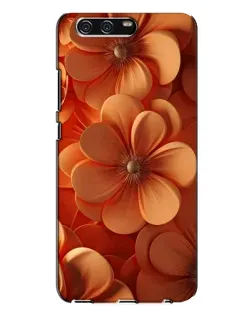 Чохол для Huawei P10 Plus (VKY) з картинкою «Помаранчева макро квітка»