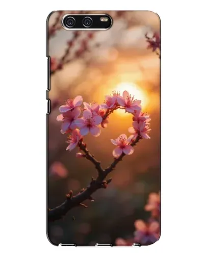 Чохол для Huawei P10 Plus (VKY) з картинкою «Рожевий цвіт сердечко на тлі заходу» Чохол для Huawei P10 Plus (VKY) з картинкою «Рожевий цвіт сердечко на тлі заходу»