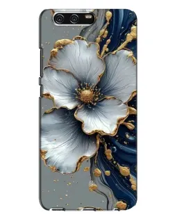 Чохол для Huawei P10 Plus (VKY) з картинкою «Біла квітка та золотий флюїд»