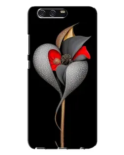 Чохол для Huawei P10 Plus (VKY) з картинкою «Срібна фантазійна квітка»