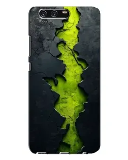 Чохол для Huawei P10 Plus (VKY) з картинкою «Салатовий розлом скелі»