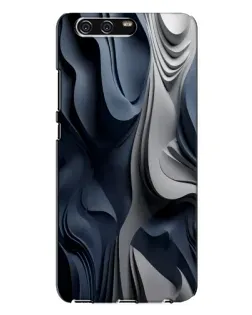 Чохол для Huawei P10 Plus (VKY) з картинкою «Об'ємні сині складки»