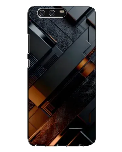 Чохол для Huawei P10 Plus (VKY) з картинкою «Чорні геометричні блоки» Чохол для Huawei P10 Plus (VKY) з картинкою «Чорні геометричні блоки»
