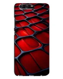 Чохол для Huawei P10 Plus (VKY) з картинкою «Червона глянцева сітка»