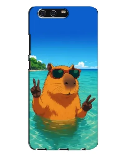 Чохол для Huawei P10 Plus (VKY) з картинкою «Морська капібара»