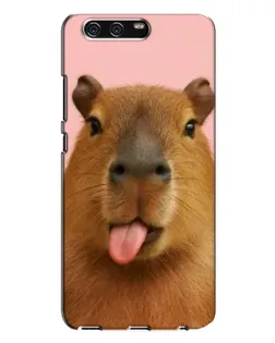 Чохол для Huawei P10 Plus (VKY) з картинкою «Капібара з язиком»