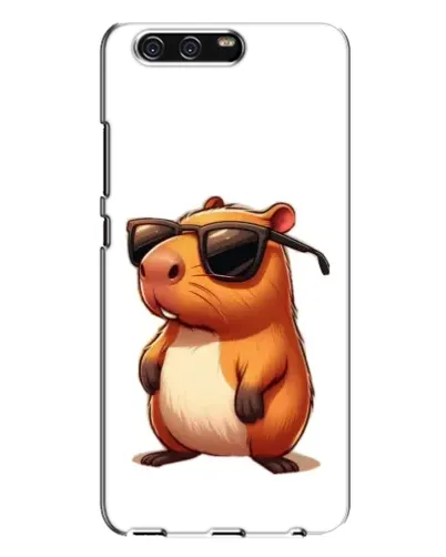 Чохол для Huawei P10 Plus (VKY) з картинкою «Капібара в окулярах»