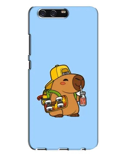 Чохол для Huawei P10 Plus (VKY) з картинкою «Капібара на скейті»
