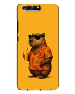 Чохол для Huawei P10 Plus (VKY) з картинкою «Капібара на відпочинку»